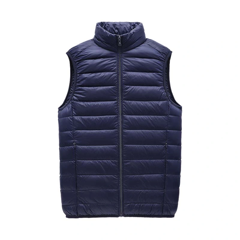 90% White Duck Down Anti-Static Lining Wholesale New Style Down Vest